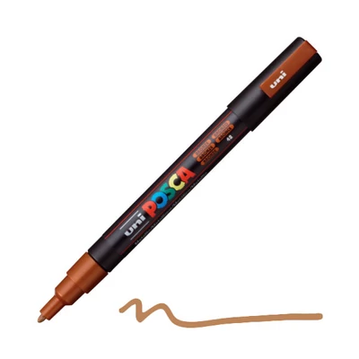 Flomaster UNI POSCA PC-3M, 0,9-1,3 mm - 42, bronza
