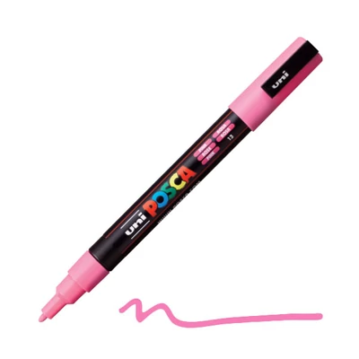 Flomaster UNI POSCA PC-3M, 0,9-1,3 mm - 13, roza