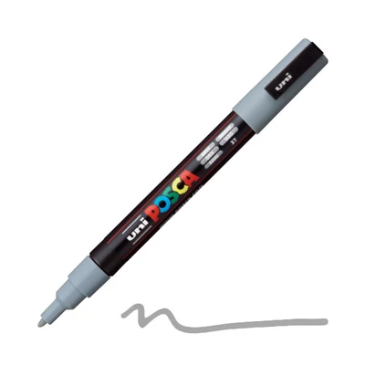 Flomaster UNI POSCA PC-3M, 0,9-1,3 mm - 37, sivi