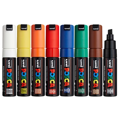 Flomaster UNI POSCA PC-8K, 8 mm - u raznim bojama