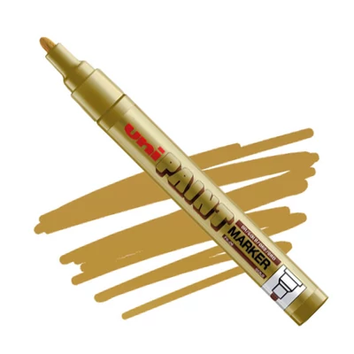 UNI Paint PX-20 filcani lak, na bazi ulja - zlato, 2,2-2,8 mm