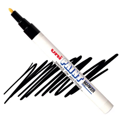 UNI Paint PX-21 filcani lak, na bazi ulja - crni, 0,8 - 1,2 mm