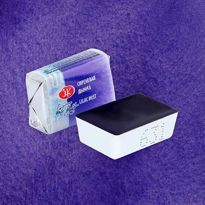 White Nights svilenkasta akvarel boja 2,5 ml, granulirajući - 631, lilac mist