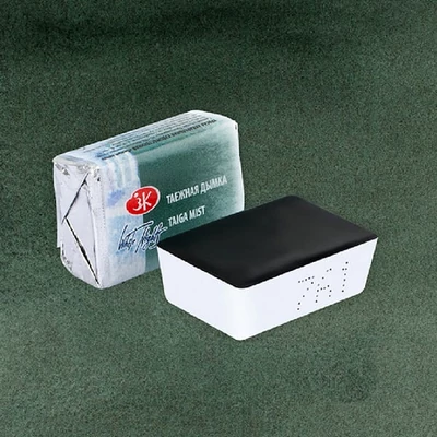 White Nights svilenkasta akvarel boja 2,5 ml, granulirajući - 761, taiga mist