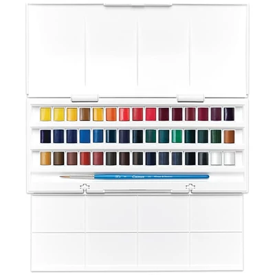 Winsor&amp;Newton Cotman set akvarel boja, 45x1/2 + kist - Studio