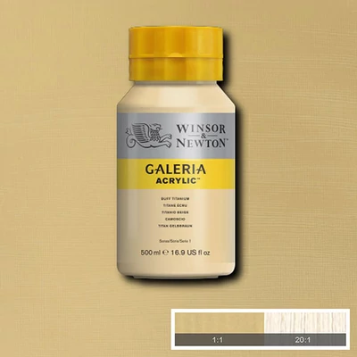 Winsor&Newton Galeria akrilna boja, 500 ml - 060, buff titanium