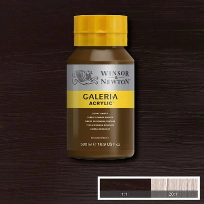 Winsor&amp;amp;Newton Galeria akrilna boja, 500 ml - 076, burnt umber