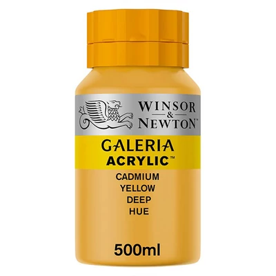 Winsor&amp;Newton Galeria akrilna boja, 500 ml - 115, cadmium yellow deep hue