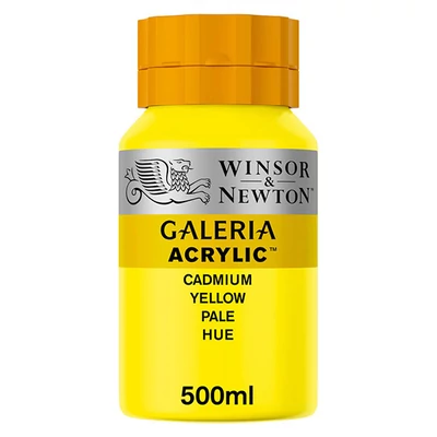 Winsor&amp;Newton Galeria akrilna boja, 500 ml - 114, cadmium yellow pale hue