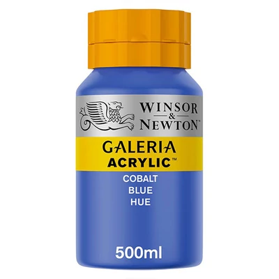 Winsor&amp;Newton Galeria akrilna boja, 500 ml - 179, cobalt blue hue