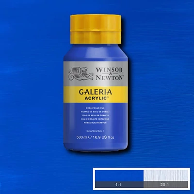 Winsor&amp;Newton Galeria akrilna boja, 500 ml - 179, cobalt blue hue