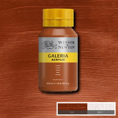 Winsor&amp;amp;Newton Galeria akrilna boja, 500 ml - 214, copper