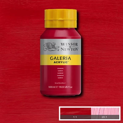 Winsor&amp;amp;Newton Galeria akrilna boja, 500 ml - 203, crimson