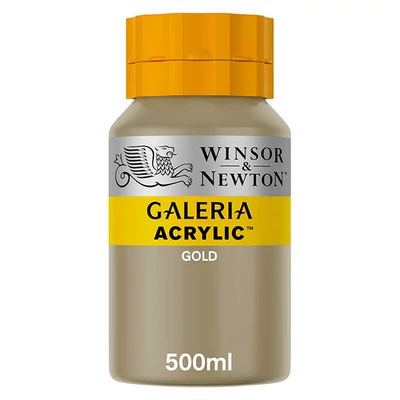 Winsor&amp;Newton Galeria akrilna boja, 500 ml - 283, gold
