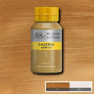 Winsor&Newton Galeria akrilna boja, 500 ml - 283, gold