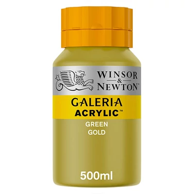 Winsor&amp;Newton Galeria akrilna boja, 500 ml - 294, green gold