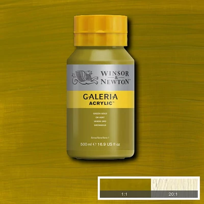 Winsor&Newton Galeria akrilna boja, 500 ml - 294, green gold