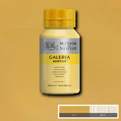 Winsor&Newton Galeria akrilna boja, 500 ml - 422, naples yellow