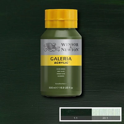 Winsor&Newton Galeria akrilna boja, 500 ml - 447, olive green