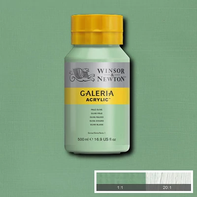 Winsor&Newton Galeria akrilna boja, 500 ml - 435, pale olive
