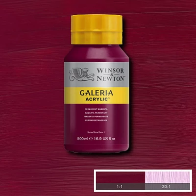 Winsor&Newton Galeria akrilna boja, 500 ml - 488, permanent magenta