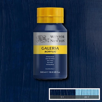 Winsor&amp;amp;Newton Galeria akrilna boja, 500 ml - 516, phthalo blue