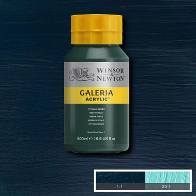 Winsor&amp;Newton Galeria akrilna boja, 500 ml - 522, phthalo green