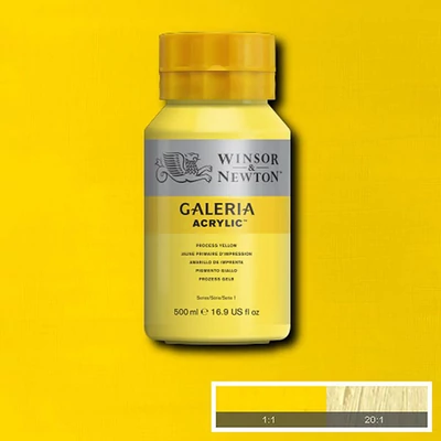 Winsor&amp;amp;Newton Galeria akrilna boja, 500 ml - 527, process yellow