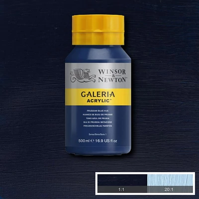 Winsor&Newton Galeria akrilna boja, 500 ml - 541, prussian blue hue