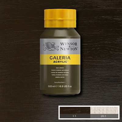 Winsor&Newton Galeria akrilna boja, 500 ml - 554, raw umber