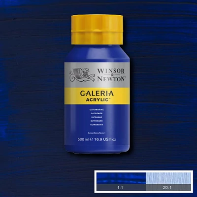 Winsor&amp;Newton Galeria akrilna boja, 500 ml - 660, ultramarine