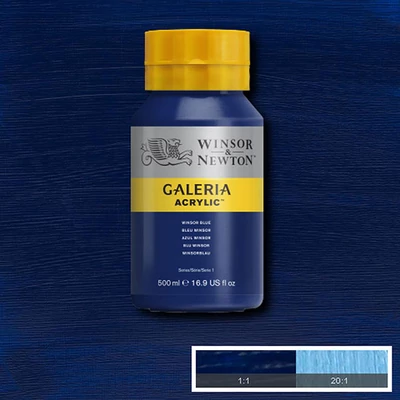 Winsor&Newton Galeria akrilna boja, 500 ml - 706, winsor blue