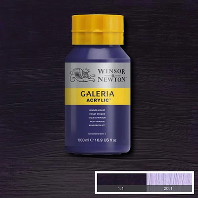 Winsor&Newton Galeria akrilna boja, 500 ml - 728, winsor violet