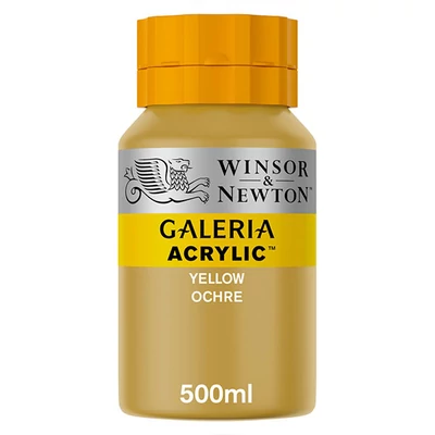 Winsor&amp;Newton Galeria akrilna boja, 500 ml - 744, yellow ochre
