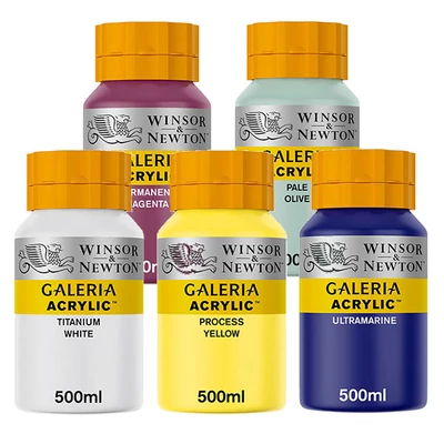 Winsor&amp;Newton Galeria akrilna boja, 500 ml - u različitim bojama