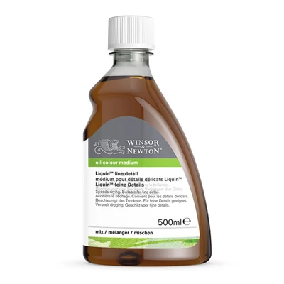 Winsor&amp;Newton Liquin fini detalj, medij za sušenje uljane boje - 500 ml