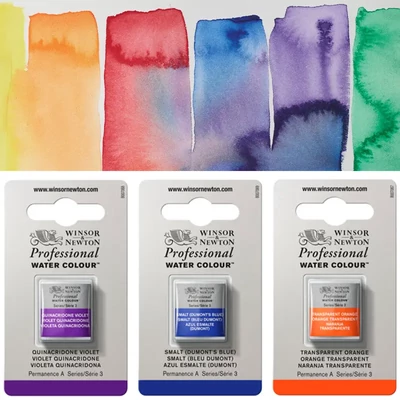 Akvarel boja Winsor&amp;Newton Professional, 1/2 svile - razne boje