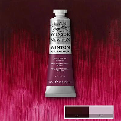 Winsor&amp;Newton Winton uljana boja, 37 ml - 250, quinacridone deep pink