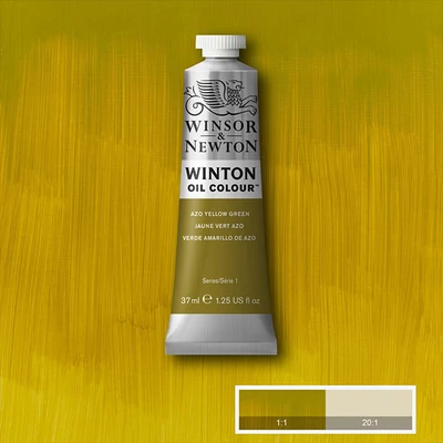 Winsor&amp;Newton Winton uljana boja, 37 ml - 280, azo yellow green