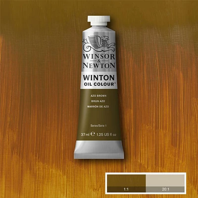 Winsor&amp;Newton Winton uljana boja, 37 ml - 389, azo brown