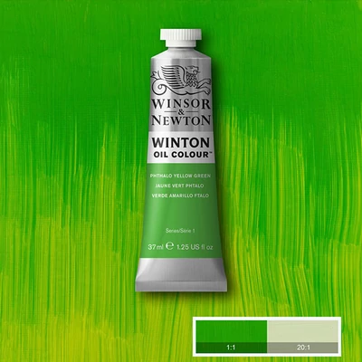 Winsor&amp;Newton Winton uljana boja, 37 ml - 403, phthalo yellow green