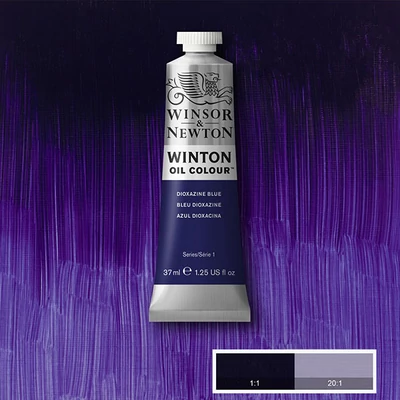 Winsor&amp;Newton Winton uljana boja, 37 ml - 406, dioxazine blue