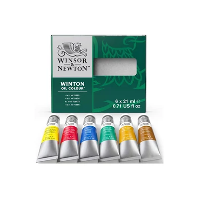 Winsor&amp;Newton Winton set uljanih boja - 6x21 ml