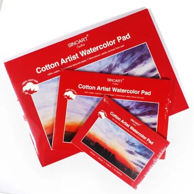 Blok za akvarel Artist watercolor, 100% pamuk, 300 g, 16 listova, polugrub - A3