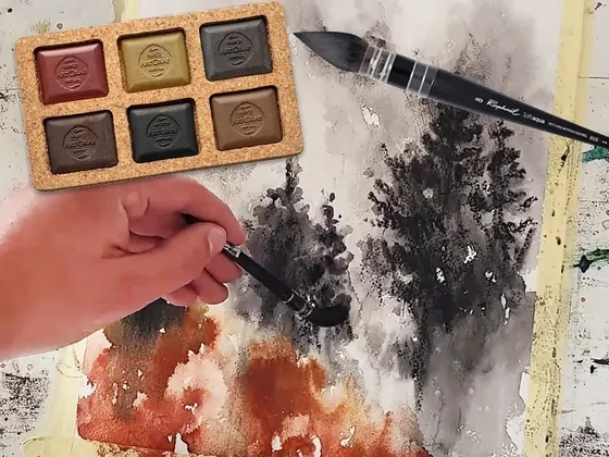 Oslikavanje planinskih borova ArtGraf proizvodima