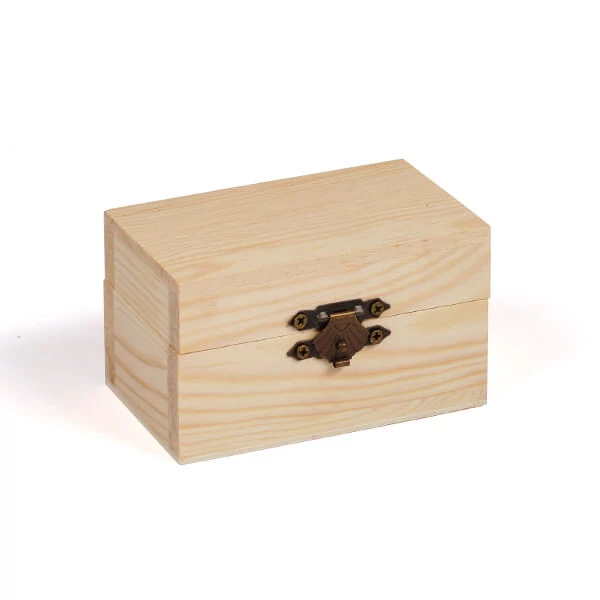 Drvena kutija, mini pravokutnik 8x4,4x4,4 cm