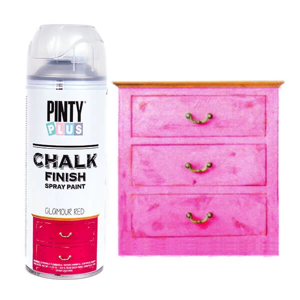 Kredna boja u spreju, Chalk Paint, Pinty Plus - glamurozno crvena