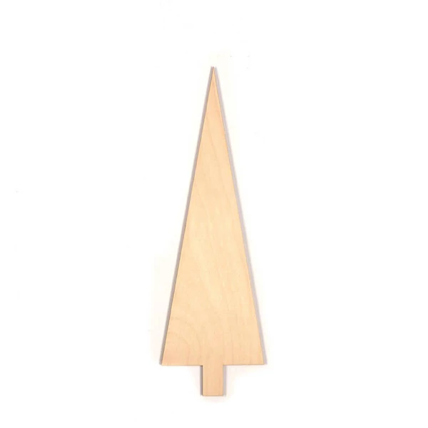 Drvena figura, može se objesiti - Bor, špicasti, 25 cm