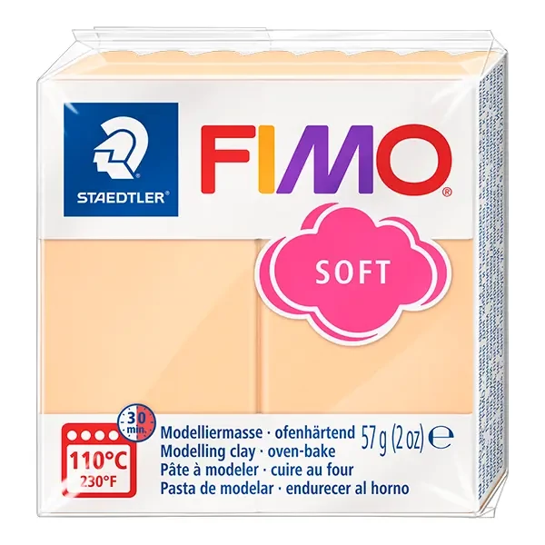 FIMO Soft pečena glina, 57 g - pastelna breskva (8020-405)