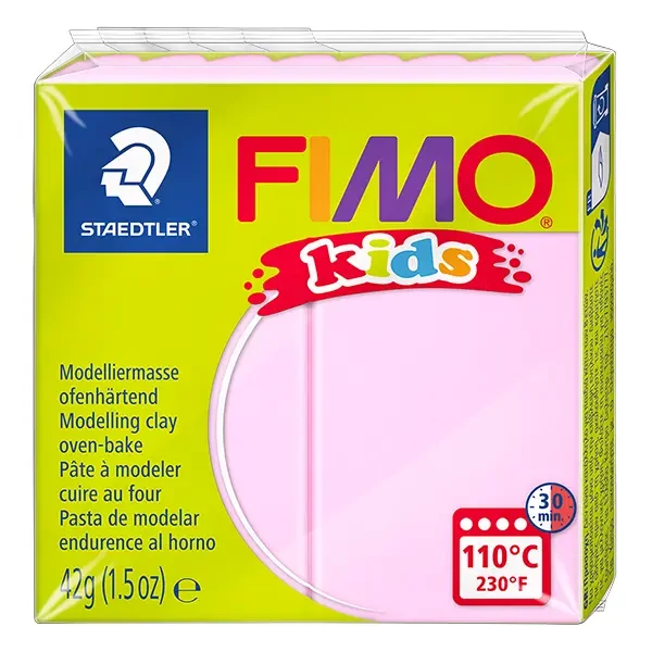FIMO Kids pečena glina, 42 g - ružičasti (8030-25)